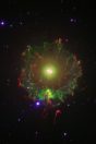 科幻大片封面，宇宙星云背景震撼视觉