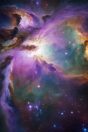 科幻大片封面,宇宙星云背景震撼视觉